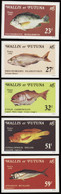 Wallis Et Futuna  Non Dentelés N°259 /263 Poissons (5 Valeurs) Qualité:** - Imperforates, Proofs & Errors