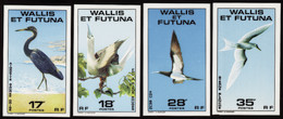 Wallis Et Futuna  Non Dentelés N°217 /220 Oiseaux (4 Valeurs) Qualité:** - Sin Dentar, Pruebas De Impresión Y Variedades