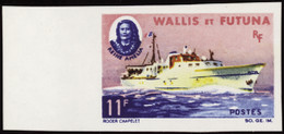 Wallis Et Futuna  Non Dentelés N°171 11f Bateau Reine Amélia Qualité:** - Geschnittene, Druckproben Und Abarten