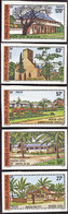 Wallis Et Futuna  Non Dentelés N°203 /207 Batiments Et Monuments 4 Valeurs Non Dentelées Qualité:** - Imperforates, Proofs & Errors