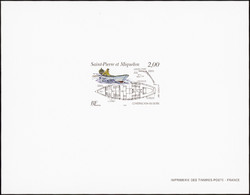 Saint Pierre Et Miquelon épreuves De Luxe N°645 Le Doris Bloc Gommé Qualité:** - Sin Dentar, Pruebas De Impresión Y Variedades