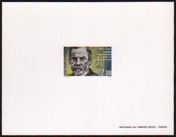 Saint Pierre Et Miquelon épreuves De Luxe N°609 2f80 Louis Pasteur épreuve De Luxe - Imperforates, Proofs & Errors