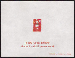 Saint Pierre Et Miquelon épreuves De Luxe N°578 TVP  Marianne Du Bicentenaire Bloc Gommé Qualité:** - Imperforates, Proofs & Errors