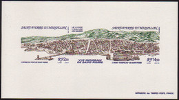 Saint Pierre Et Miquelon épreuves De Luxe N°530 A Triptyque épreuve Collective - Sin Dentar, Pruebas De Impresión Y Variedades