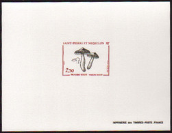 Saint Pierre Et Miquelon épreuves De Luxe N°497 2f50 Champignon épreuve De Luxe - Non Dentelés, épreuves & Variétés