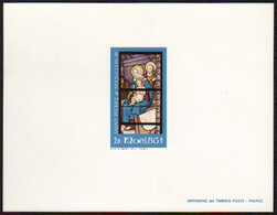 Saint Pierre Et Miquelon épreuves De Luxe N°474 2f20 Noël 1986 - Imperforates, Proofs & Errors