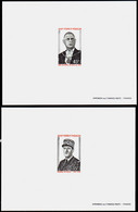 Saint Pierre Et Miquelon épreuves De Luxe N°419 /420 Général De Gaulle 2 épreuves De Luxe - Sin Dentar, Pruebas De Impresión Y Variedades