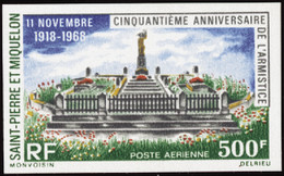 Saint Pierre Et Miquelon Non Dentelés Poste Aérienne N°42 Armistice Du 11 Novembre Qualité:** - Imperforates, Proofs & Errors