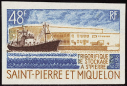 Saint Pierre Et Miquelon Non Dentelés N°406 Frigorifique De Stockage  Qualité:** - Sin Dentar, Pruebas De Impresión Y Variedades