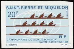 Saint Pierre Et Miquelon Non Dentelés N°405 Championnat Du Monde D'aviron Qualité:** - Non Dentelés, épreuves & Variétés