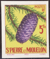 Saint Pierre Et Miquelon Non Dentelés N°359 Fleur Non Dentelé Qualité:** - Imperforates, Proofs & Errors