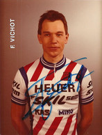 PHOTO PRESSE FREDERIC VICHOT TEAM SEM - SKIL 1985 ( FORMAT 8,8 X 11,7 - Ciclismo