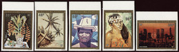 Polynésie Non Dentelés Poste Aérienne N°84 /88 Artistes En Polynésie V (5 Valeurs) Qualité:** - Imperforates, Proofs & Errors