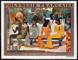 Polynésie Non Dentelés Poste Aérienne N°75 200f Gauguin Qualité:** - Imperforates, Proofs & Errors