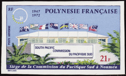 Polynésie Non Dentelés Poste Aérienne N°62 21f Commission Du Pacifique Sud Qualité:** - Sin Dentar, Pruebas De Impresión Y Variedades