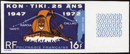 Polynésie Non Dentelés Poste Aérienne N°64 16f Arrivée Du Kon-Tiki Qualité:** - Non Dentelés, épreuves & Variétés