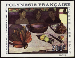 Polynésie Non Dentelés Poste Aérienne N°25 Le Repas De Paul Gauguin Qualité:** - Non Dentelés, épreuves & Variétés