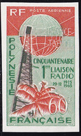 Polynésie Non Dentelés Poste Aérienne N°16 60f Liaison Radio Qualité:** - Imperforates, Proofs & Errors