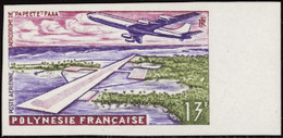 Polynésie Non Dentelés Poste Aérienne N°5 13f Aéroport De Faaa Qualité:** - Imperforates, Proofs & Errors