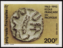 Polynésie Non Dentelés N°449 200f Ecole Française Du Pacifique Qualité:** - Imperforates, Proofs & Errors