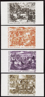 Polynésie Non Dentelés N°432 /435 Jacques Boullaire (4 Valeurs) Qualité:** - Imperforates, Proofs & Errors