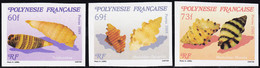 Polynésie Non Dentelés N°343 /345 Faune (3 Valeurs) Qualité:** - Sin Dentar, Pruebas De Impresión Y Variedades