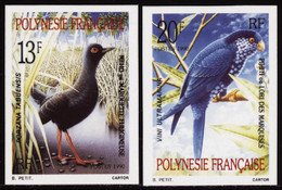 Polynésie Non Dentelés N°360 /361 Faune Oiseaux (2 Valeurs) Qualité:** - Geschnittene, Druckproben Und Abarten