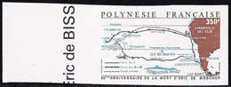 Polynésie Non Dentelés N°311 350f Mort D'Eric De Bisschop Qualité:** - Imperforates, Proofs & Errors