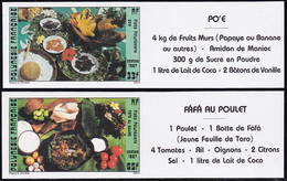 Polynésie Non Dentelés N°278 /279 Plats Polynésiens II (2 Valeurs) Qualité:** - Imperforates, Proofs & Errors