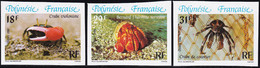 Polynésie Non Dentelés N°246 /248 Faune Marine:crustacés (3 Valeurs) Qualité:** - Imperforates, Proofs & Errors