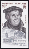 Polynésie Non Dentelés N°208 90f Martin Luther Qualité:** - Geschnittene, Druckproben Und Abarten