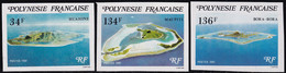 Polynésie Non Dentelés N°171 /173 Iles-Sous-le-Vent  De Polynésie (3 Valeurs) Qualité:** - Non Dentellati, Prove E Varietà