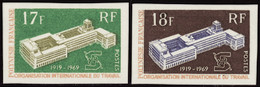 Polynésie Non Dentelés N°70 /71 OIT (2 Valeurs) Qualité:** - Imperforates, Proofs & Errors