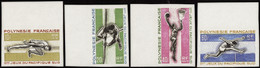 Polynésie Non Dentelés N°42 /45 Jeux Du Pacifique Sud (4 Valeurs) Qualité:** - Imperforates, Proofs & Errors