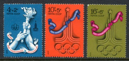 SOVIET UNION 1976 Olympic Games, Moscow 1980 I MNH / .  Michel 4563-65 - Neufs