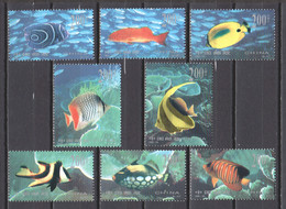 China 1998 Mi 2978-2985 MNH TROPICAL FISH (*) - Vissen