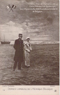 CPA - FAMILLE ROYALE - Le Roi Albert Et La Reine Elisabeth De Belgique Entre Nieuport Et Dunkerque - Familles Royales