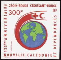 Nouvelle Calédonie Non Dentelés N°555 Croix Rouge 1988 Qualité:** - Non Dentelés, épreuves & Variétés