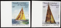 Nouvelle Calédonie Non Dentelés N°531 /532 Sports Nautiques (2 Valeurs) Qualité:** - Sin Dentar, Pruebas De Impresión Y Variedades