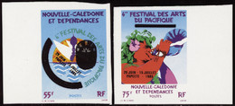 Nouvelle Calédonie Non Dentelés N°505 /506 Arts Du Pacifique (2 Valeurs) Qualité:** - Non Dentelés, épreuves & Variétés