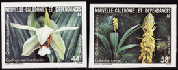 Nouvelle Calédonie Non Dentelés N°520 /521 Flore (2 Valeurs) Qualité:** - Non Dentelés, épreuves & Variétés