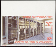 Nouvelle Calédonie Non Dentelés N°502 70f Central électronique Qualité:** - Non Dentelés, épreuves & Variétés