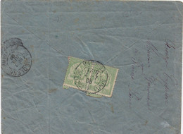 29699# TUNISIE LETTRE Obl MANOUBA REGENCE DE TUNIS 1906 Pour SAINTE SIGOLENE HAUTE LOIRE - Lettres & Documents