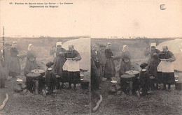 Cartes Stéréos.    Pardon  Ste Anne La Palue  La Cuisine (voir Scan) - Cartoline Stereoscopiche