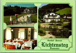 37200 - Niederösterreich - Frankenfels , Gasthof Pension Lichtensteg ,  Fam. Niederer - Gelaufen 1996 - St. Pölten