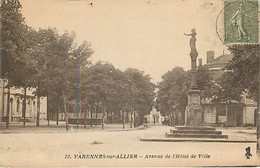 VARENNES SUR ALLIER - Avenue De L'hôtel De Ville - 23 - Autres & Non Classés