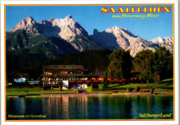 37267 - Salzburg - Saalfelden Am Steinernen Meer , Ritzensee Mit Strandbad - Nicht Gelaufen - Saalfelden