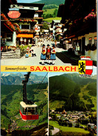 37275 - Salzburg - Saalbach , Hotel Bauer , Mehrbildkarte - Nicht Gelaufen - Saalbach