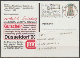 BRD Privatganzsache  Nr. PP168 D2/001  MwSt. Lüdenscheid  (PK 388 )günstige Versandkosten - Cartoline Private - Usati