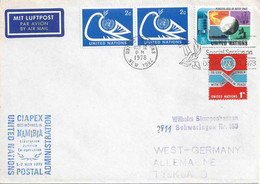 Sonderstempel  "CIAPEX Namibia Coorporation, Des Moines"  New York       1978 - Lettres & Documents